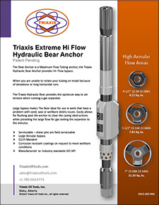 Triaxis Extreme Hi Flow Hydraulic Bear Anchor