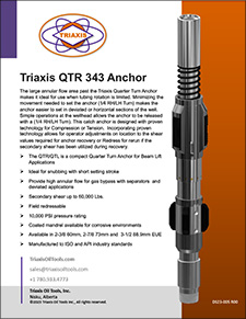 Triaxis QTR 343 Anchor