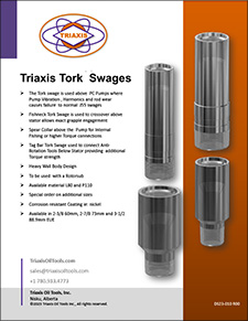 Triaxis Tork Swages